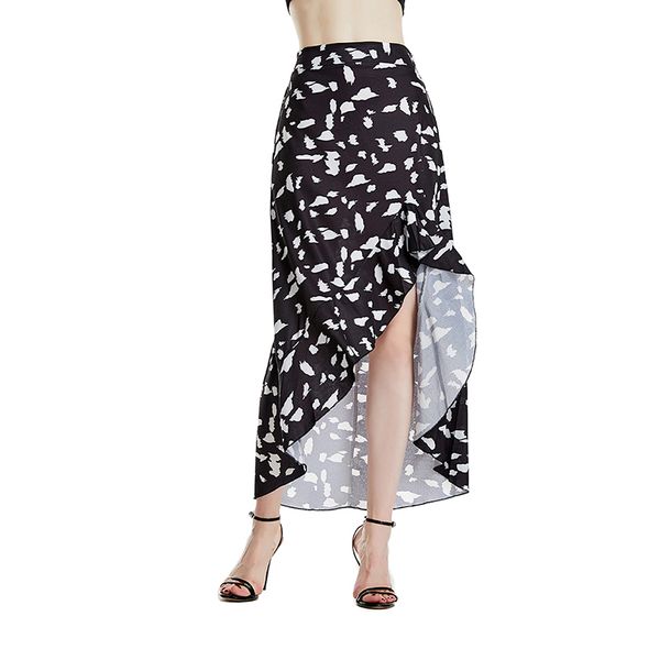 summer polka dot long maxi skirt women bohemian beach skirts female fashion high split ruffled irregular skirts, Black
summer polka dot long maxi skirt women bohemian beach skirts female fashion high split ruffled irregular skirts, Black