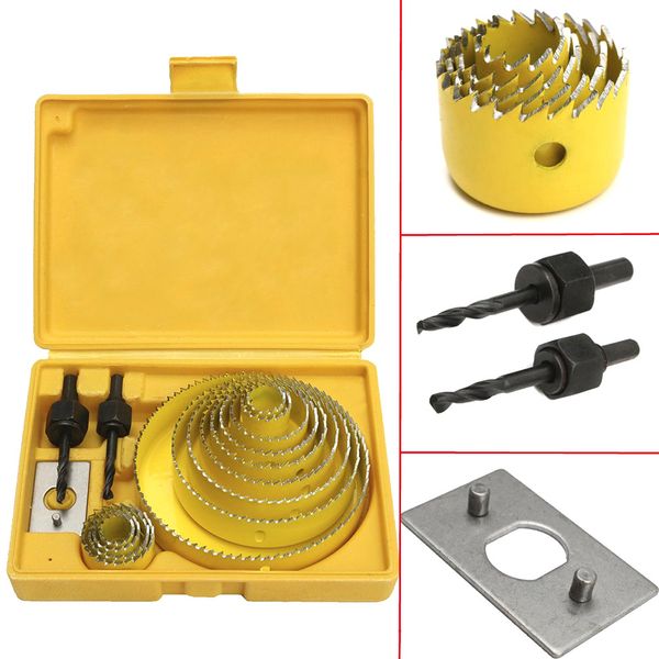 16pcs carbon steel 13 hole saw set 19-127mm woodworking metal cup saw wood cup cutting tool-kk
16pcs carbon steel 13 hole saw set 19-127mm woodworking metal cup saw wood cup cutting tool-kk