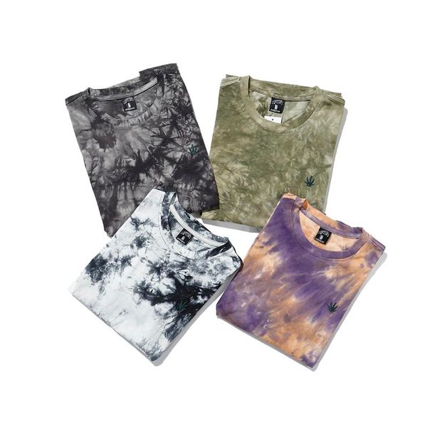 tie-dyed t shirts embroidery small tees short-sleeved t-shirts, White;black
tie-dyed t shirts embroidery small tees short-sleeved t-shirts, White;black