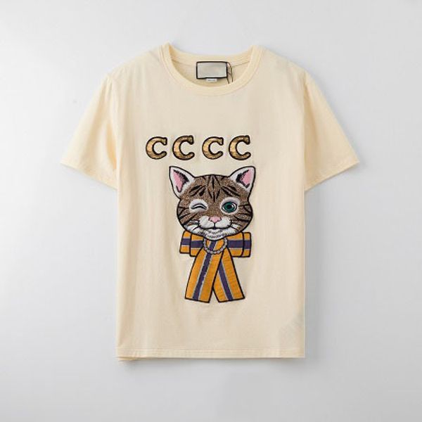20SS Italy Casual T Shirt Mens Designer Short Sleeves Designer Cat Embroidery T-shirts Womens Summer New Tees Boys 2020 Tops Wholesale
20SS Italy Casual T Shirt Mens Designer Short Sleeves Designer Cat Embroidery T-shirts Womens Summer New Tees Boys 2020 Tops Wholesale