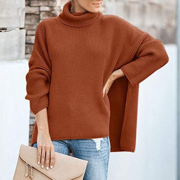 2019 autumn and winter new ladies sweater sweater women loose round neck europe and large size bat, White;black
2019 autumn and winter new ladies sweater sweater women loose round neck europe and large size bat, White;black
