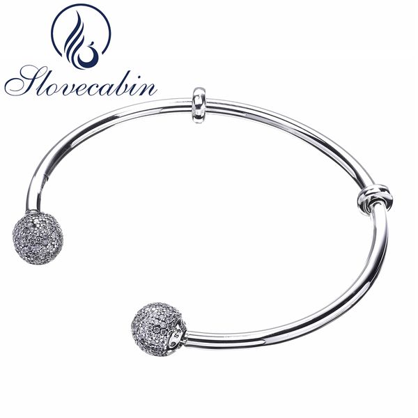 slovecabin brand luxury jewelry original 925 sterling silver bracelets bangles female open bangles cz crystal charms bracelets j190703, Black
slovecabin brand luxury jewelry original 925 sterling silver bracelets bangles female open bangles cz crystal charms bracelets j190703, Black