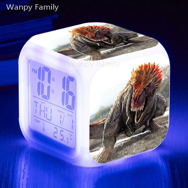 jurassic dinosaur led alarm clock 7 color changing glowing digital alarm clock for kids birthday gift multifunction watche
jurassic dinosaur led alarm clock 7 color changing glowing digital alarm clock for kids birthday gift multifunction watche