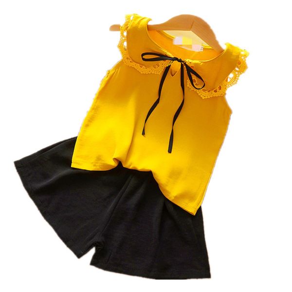 2019 summer children clothes suit baby girls fashion lace collar vest shorts 2pcs/sets kids infant casual coat toddler clothing, White
2019 summer children clothes suit baby girls fashion lace collar vest shorts 2pcs/sets kids infant casual coat toddler clothing, White