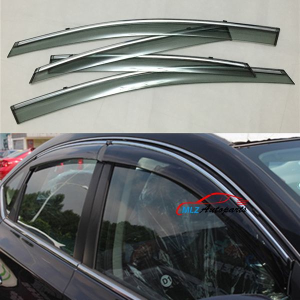 sun rain visors wind deflector door side window guards stainless trim shield 4pcs for n sentra sylphy 2013 2014 2015 2016
sun rain visors wind deflector door side window guards stainless trim shield 4pcs for n sentra sylphy 2013 2014 2015 2016
