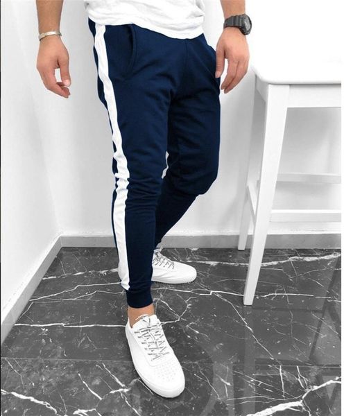 striped loose mens pants regular fitness trousers trend slim pencil pants and recreational running pants patchwork apparel, Black
striped loose mens pants regular fitness trousers trend slim pencil pants and recreational running pants patchwork apparel, Black