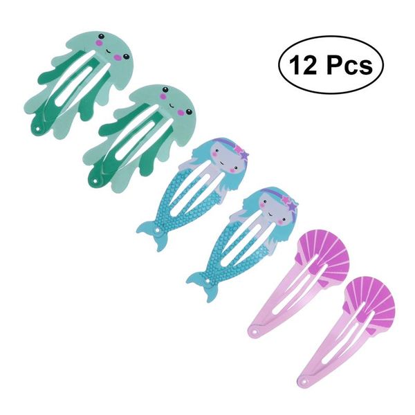 12pcs lovely mermaid medusa shell shaped hair clips barrettes hairpins hair accessories, Golden;silver
12pcs lovely mermaid medusa shell shaped hair clips barrettes hairpins hair accessories, Golden;silver
