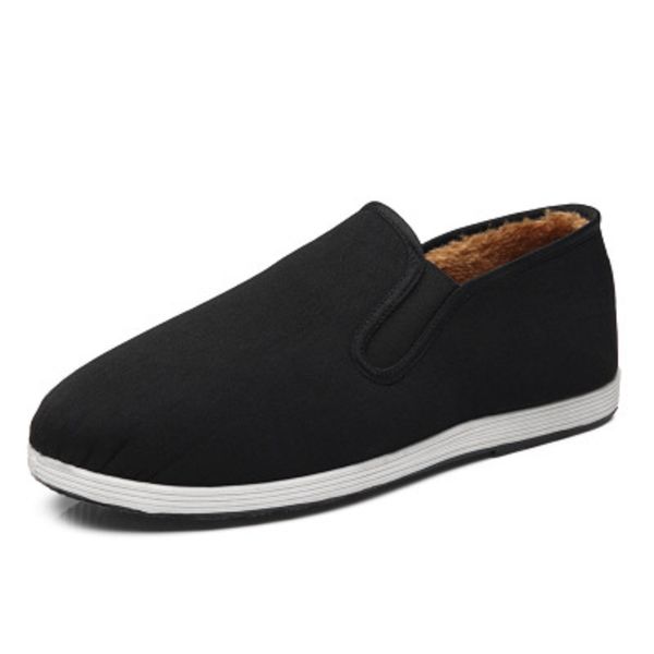 old beijing cloth shoes men's autumn and winter new beef tendon slip plus velvet casual men's cotton shoes, Black
old beijing cloth shoes men's autumn and winter new beef tendon slip plus velvet casual men's cotton shoes, Black
