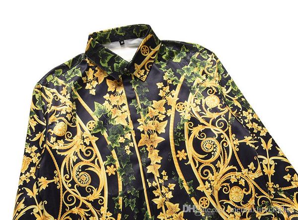 mens flower printed 3d casual shirts male turn down collar long sleeved shirts, White;black
mens flower printed 3d casual shirts male turn down collar long sleeved shirts, White;black