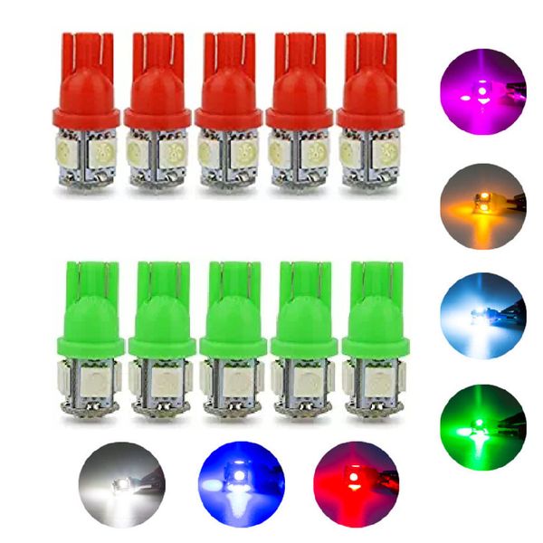 20pcs t10 5050 5smd led t10 194 168 w5w car side wedge tail light lamp bulb white yellow red blue green pink
20pcs t10 5050 5smd led t10 194 168 w5w car side wedge tail light lamp bulb white yellow red blue green pink