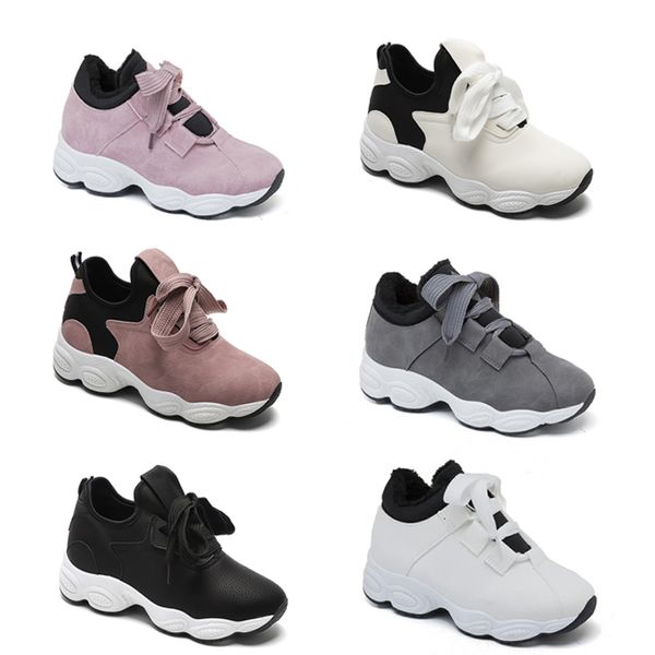 2020 non-brand running shoes for women chaussures white black pink grey suede fashion sports sneakers 36-40 item #15, White;red
2020 non-brand running shoes for women chaussures white black pink grey suede fashion sports sneakers 36-40 item #15, White;red