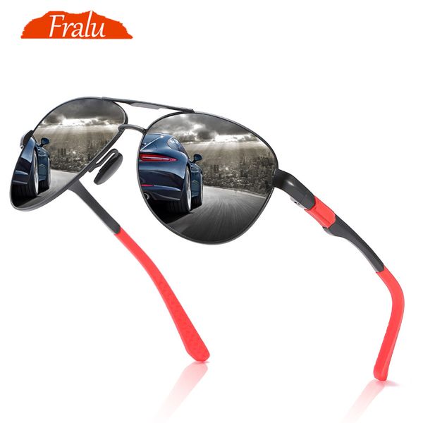fralu aluminum magnesium men sunglasses polarized coating mirror glasses oculos male eyewear accessories for men, White;black
fralu aluminum magnesium men sunglasses polarized coating mirror glasses oculos male eyewear accessories for men, White;black