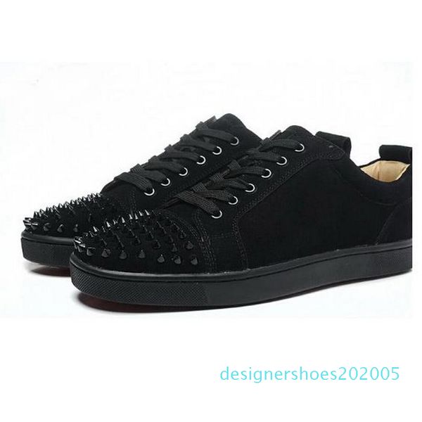 2018 red bottom men women casual sneakers,luxury black matter leather spiked toe skateboarding shoes designer sports shoes d05
2018 red bottom men women casual sneakers,luxury black matter leather spiked toe skateboarding shoes designer sports shoes d05