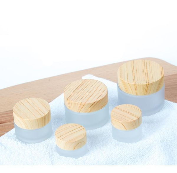 5g 10g 15g 30g 50g empty frosted glass jar pot with wood grain lid skin care eye cream mask cosmetic containers refill bottle
5g 10g 15g 30g 50g empty frosted glass jar pot with wood grain lid skin care eye cream mask cosmetic containers refill bottle