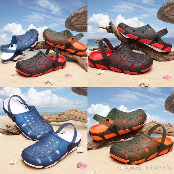 designer sandals jelly beach men casual sandals beach slippers male light weight summer eva garden shoes breathable hole mens sandals, Black
designer sandals jelly beach men casual sandals beach slippers male light weight summer eva garden shoes breathable hole mens sandals, Black