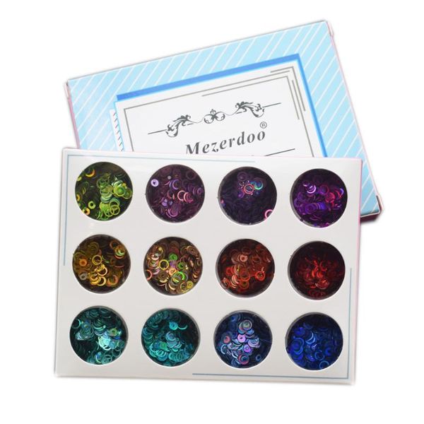 12 box sparkly holo bubble nail sequins set ultra thin circle ring slice glitter dolphin butterfly flame design nail art decor, Silver;gold
12 box sparkly holo bubble nail sequins set ultra thin circle ring slice glitter dolphin butterfly flame design nail art decor, Silver;gold