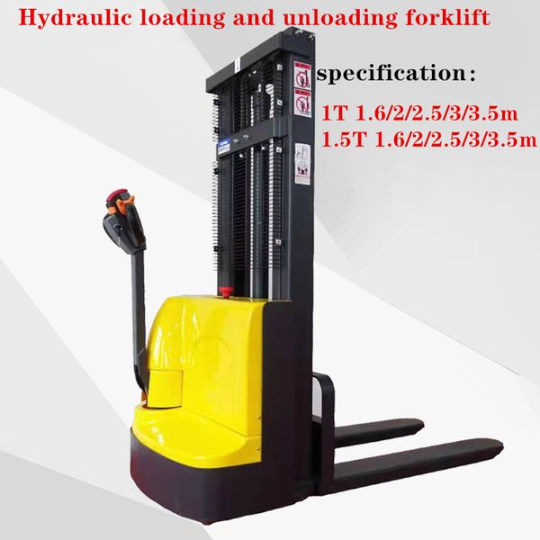 hydraulic loading and unloading forklift truck with automatic pallet lifting electromechanical lifting 1.6/3.5 m,1/1.5t
hydraulic loading and unloading forklift truck with automatic pallet lifting electromechanical lifting 1.6/3.5 m,1/1.5t