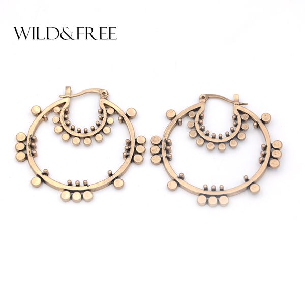 wild & vintage zinc alloy hoop earrings for women antique gold small round beads big circle hoop earrings jewelry, Golden;silver
wild & vintage zinc alloy hoop earrings for women antique gold small round beads big circle hoop earrings jewelry, Golden;silver
