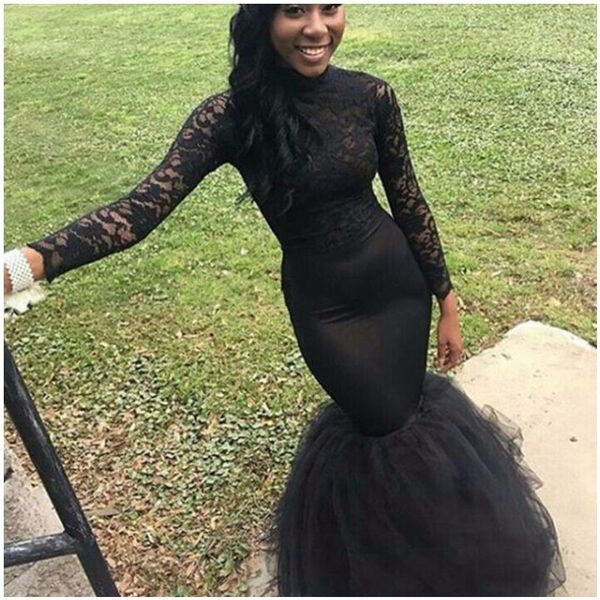 arabic black mermaid celebrity evening dresses 2020 long sleeves lace appliques formal prom party gowns vestido de noite custom, Black;red
arabic black mermaid celebrity evening dresses 2020 long sleeves lace appliques formal prom party gowns vestido de noite custom, Black;red