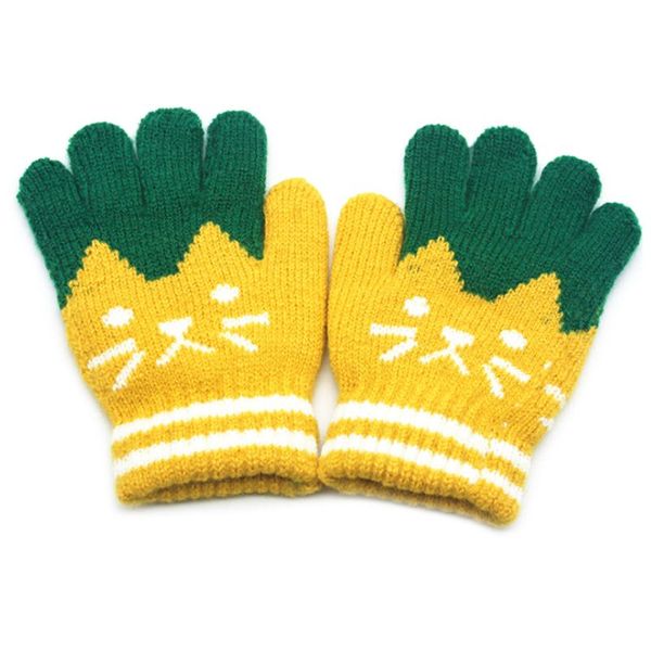 kids faux wool winter warm mittens cartoon cat striped contrast color ski gloves u90e, Blue;gray
kids faux wool winter warm mittens cartoon cat striped contrast color ski gloves u90e, Blue;gray