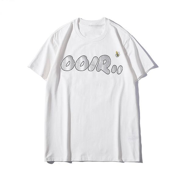 fashion women t shirts summer casual t shirt bees embroidery short sleeves men tees cotton blend t-shirt, White
fashion women t shirts summer casual t shirt bees embroidery short sleeves men tees cotton blend t-shirt, White