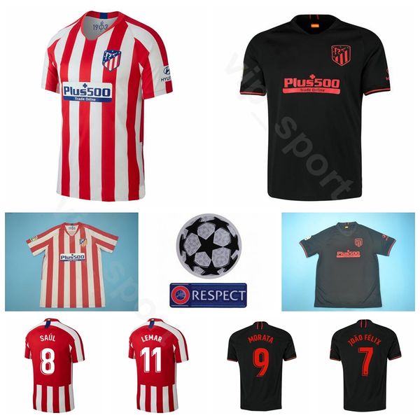 2019 2020 Soccer Atletico Madrid Jersey Men 8 SAUL 11 LEMAR 5 THOMAS 7 JOAO FELIX 9 MORATA RODRIGO Football Shirt Kits S-XXL
2019 2020 Soccer Atletico Madrid Jersey Men 8 SAUL 11 LEMAR 5 THOMAS 7 JOAO FELIX 9 MORATA RODRIGO Football Shirt Kits S-XXL