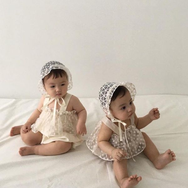 3603 korean children's wear baby boys and girls' dotted lace sling rompers girls summer sling vest romper one year old romper, Blue
3603 korean children's wear baby boys and girls' dotted lace sling rompers girls summer sling vest romper one year old romper, Blue