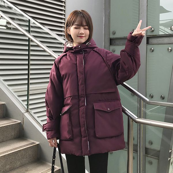 women's winter coat 2019 new paca women's hat-neck high coat fall thick and warm leisure large pocket, Tan;black
women's winter coat 2019 new paca women's hat-neck high coat fall thick and warm leisure large pocket, Tan;black