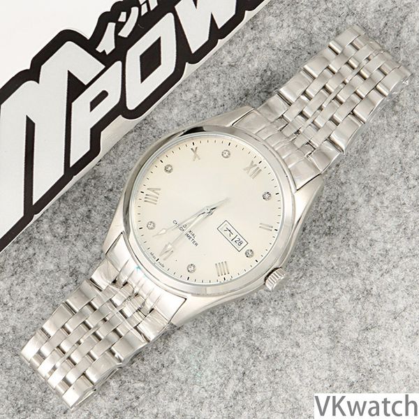 mineral strengthen glass mirror noodles leisure time wrist watch week display stainless steel watchband male surface round mechanics surface, Slivery;brown
mineral strengthen glass mirror noodles leisure time wrist watch week display stainless steel watchband male surface round mechanics surface, Slivery;brown