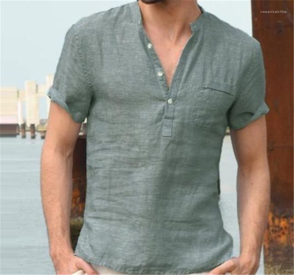 shirts fashion mandarin collar short sleeve solid linen shirts summer mens designer clothing casual mens designer, White;black
shirts fashion mandarin collar short sleeve solid linen shirts summer mens designer clothing casual mens designer, White;black