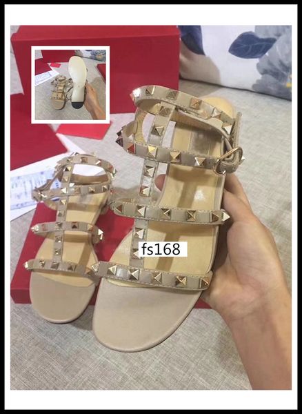original box new women sandals wedding shoes patent leather rivets sandals women studded strappy dress shoessize 36, Black
original box new women sandals wedding shoes patent leather rivets sandals women studded strappy dress shoessize 36, Black