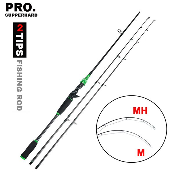 2 rod tips m/mh fishing rod 1.8m 2.1m 2.4m lure carbon body casting 2 section fishing pole eva handle 
2 rod tips m/mh fishing rod 1.8m 2.1m 2.4m lure carbon body casting 2 section fishing pole eva handle