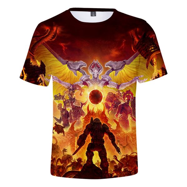 2019 summer 3d tshirt battlemode game doom eternal t-shirt men/women summer hip hop casual t shirt short sleeve clothes, White;black
2019 summer 3d tshirt battlemode game doom eternal t-shirt men/women summer hip hop casual t shirt short sleeve clothes, White;black