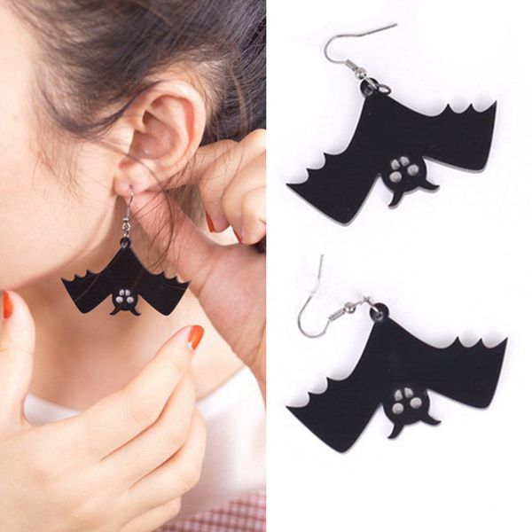 halloween upside down bat earrings for womens girl's vintage retro fashion halloween black bat earrings, Silver
halloween upside down bat earrings for womens girl's vintage retro fashion halloween black bat earrings, Silver