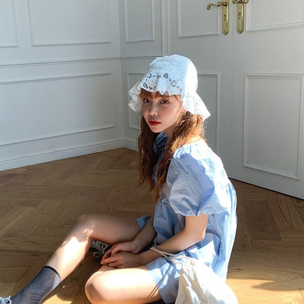 fisherman women all-match lace sun thin breathable ins soft girl temperament bucket bucket lace fisherman hat sun hat, Blue;gray
fisherman women all-match lace sun thin breathable ins soft girl temperament bucket bucket lace fisherman hat sun hat, Blue;gray