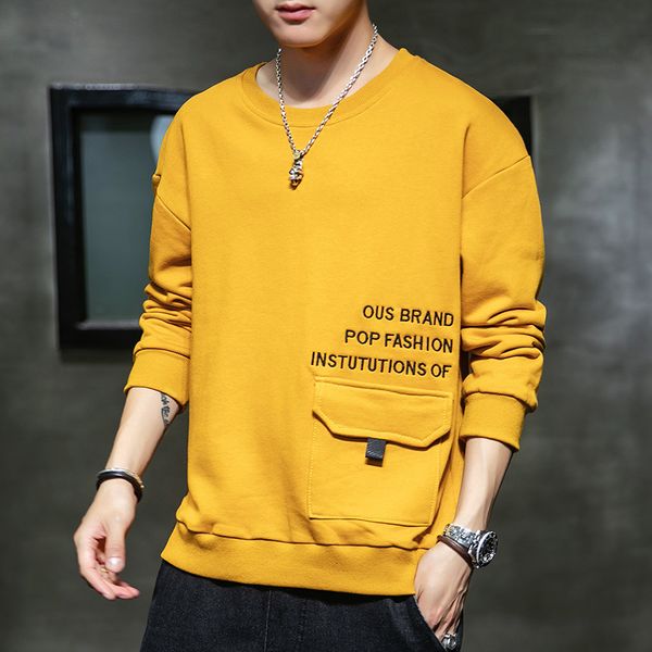 el barco men hoodies sweatshirt autumn o-neck streetwear black blue male shirt soft pockets yellow harajuku pullover coats
el barco men hoodies sweatshirt autumn o-neck streetwear black blue male shirt soft pockets yellow harajuku pullover coats