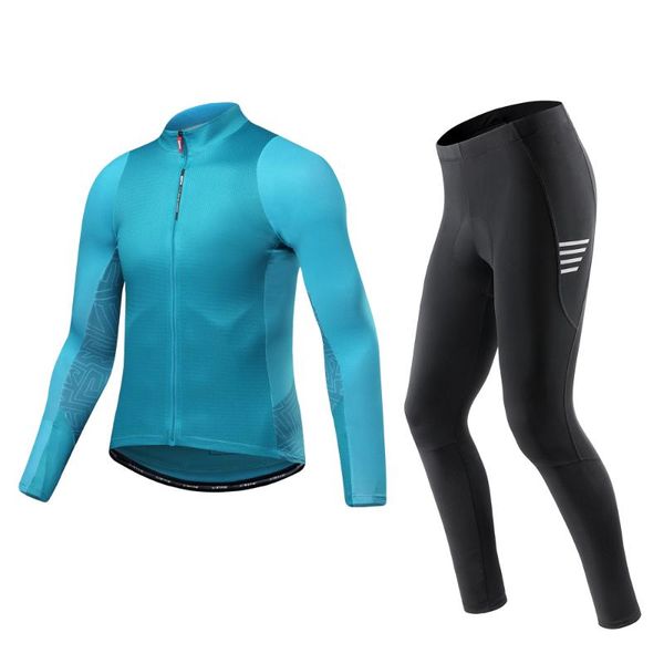 santic men cycling sets cycling suit sportswear long sleeve jersey long pants clothing set mtb mountain bike clothes, Black;blue
santic men cycling sets cycling suit sportswear long sleeve jersey long pants clothing set mtb mountain bike clothes, Black;blue