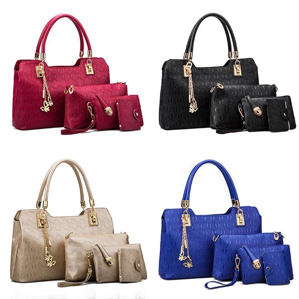 designer handbags luxury pu crossbody bag solid color composite four-piece shoulder high capacity ladies fashion bags wallet
designer handbags luxury pu crossbody bag solid color composite four-piece shoulder high capacity ladies fashion bags wallet