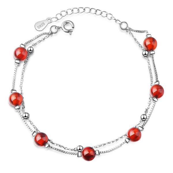 sweet red garnet gem stone 925 sterling silver female bracelets jewelry women no fade choker charms drop shipping gift, Golden;silver
sweet red garnet gem stone 925 sterling silver female bracelets jewelry women no fade choker charms drop shipping gift, Golden;silver