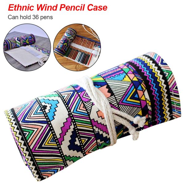 multicolor school supplies pen roll up cartoon canvas bag curtain ball pen box 36 holes pencil case stationery, Black;red
multicolor school supplies pen roll up cartoon canvas bag curtain ball pen box 36 holes pencil case stationery, Black;red