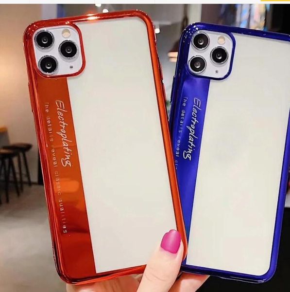 plating tpu case for iphone 11 xs max xr x 8 7 6 6s plus chromed bling luxury metallic electroplate transparent crystal clear cover
plating tpu case for iphone 11 xs max xr x 8 7 6 6s plus chromed bling luxury metallic electroplate transparent crystal clear cover
