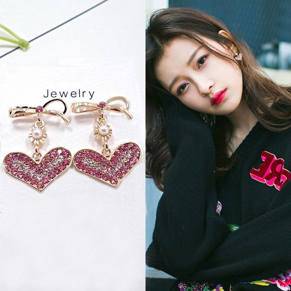 fashion jewelry s925 silver pin earrings women's bowknot rhinstone heart stud dangle earrings s250
fashion jewelry s925 silver pin earrings women's bowknot rhinstone heart stud dangle earrings s250
