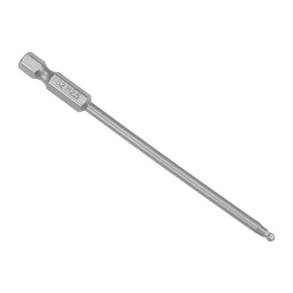 uxcell h2.5 (2.5mm) ball end screwdriver bits, s2 alloy steel magnetic 3.9 inch long drill bit with 1/4 inch hex shank
uxcell h2.5 (2.5mm) ball end screwdriver bits, s2 alloy steel magnetic 3.9 inch long drill bit with 1/4 inch hex shank