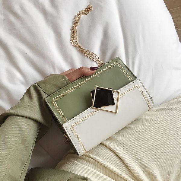oln new small shoulder handbag chain bag green women's crossbody bag luxury pu soft leather waterproof messenger square cute
oln new small shoulder handbag chain bag green women's crossbody bag luxury pu soft leather waterproof messenger square cute