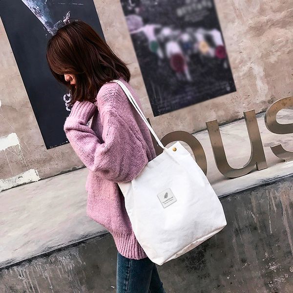 2019 high capacity women corduroy tote ladies casual solid color shoulder bag foldable reusable women shopping beach bag
2019 high capacity women corduroy tote ladies casual solid color shoulder bag foldable reusable women shopping beach bag