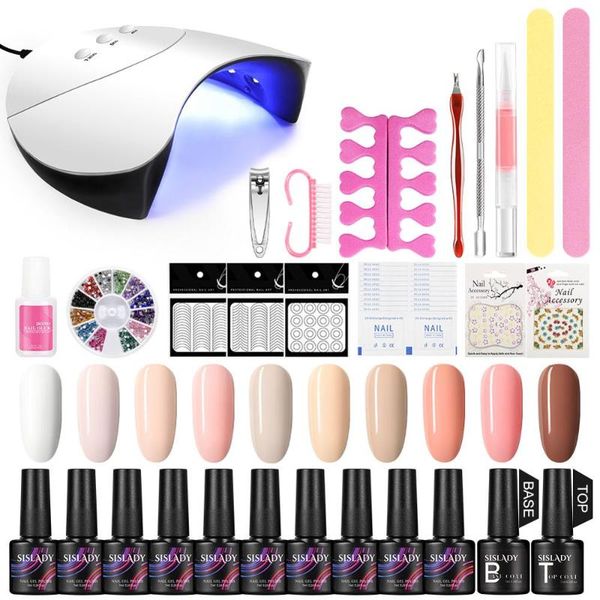 sislady 7ml gel nail polish set with lamp manicure set nail kit tools for manicure for gel varnish art pusher kit
sislady 7ml gel nail polish set with lamp manicure set nail kit tools for manicure for gel varnish art pusher kit