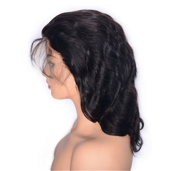 brazilian human hair body wave lace front wig with baby hair natural color 10inch hair swiss lace wigs, Black;brown
brazilian human hair body wave lace front wig with baby hair natural color 10inch hair swiss lace wigs, Black;brown