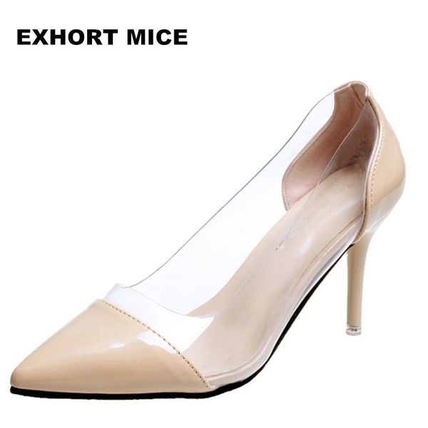 2019 multi color fashion womens high heels women pumps bride party ladies shoes woman tenis feminino leisure 8cm transpare, Black
2019 multi color fashion womens high heels women pumps bride party ladies shoes woman tenis feminino leisure 8cm transpare, Black
