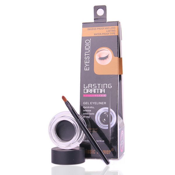 eyes makeup waterproof black eyeliner gel gel eye liner with brush 24 hours long-lasting cosmetic
eyes makeup waterproof black eyeliner gel gel eye liner with brush 24 hours long-lasting cosmetic