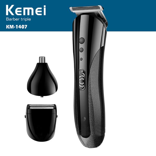 kemei km-1407 multifunctional hair trimmer rechargeable electric beard moustache trimmer razor beard shaver newclipper tklvv
kemei km-1407 multifunctional hair trimmer rechargeable electric beard moustache trimmer razor beard shaver newclipper tklvv